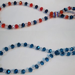Bling Crystal wrist strap for walking cane turquoise heart or red, white & Blue beautiful sparkling wrist wear, help save a cat/kitten