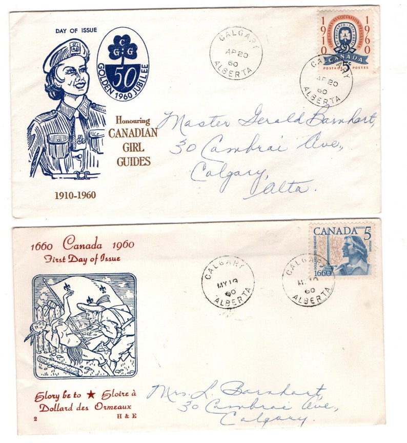 First day cover Canada Stamps 1960