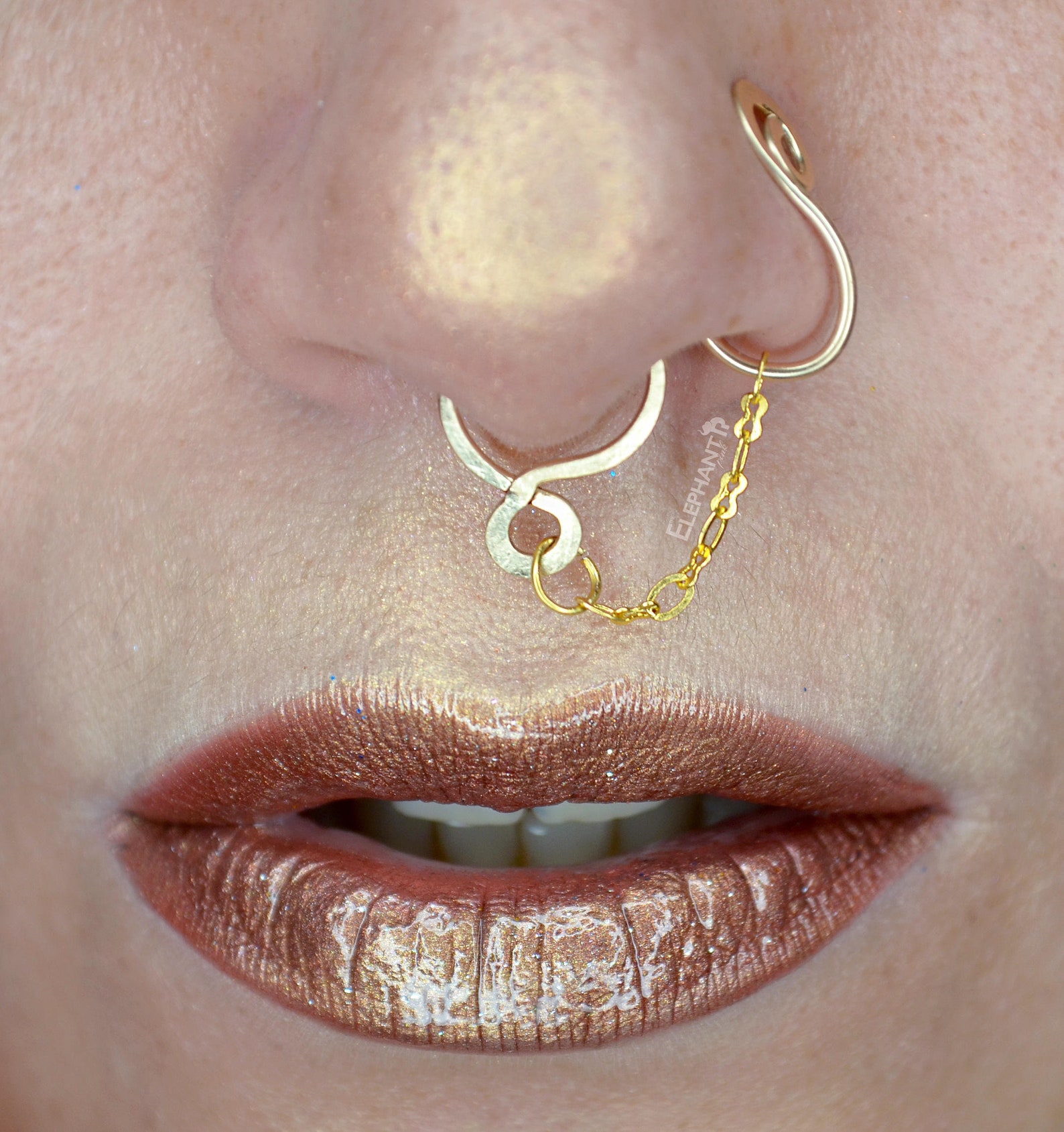 Пирсинг В Нос Кольцо Золотое Купить