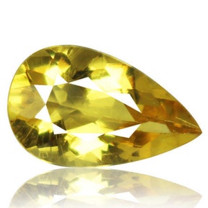 VS 1.25ct 100% Natural Earth Mined Extremely Rare AAA Unheated Yellow color Beryl Aquamarine