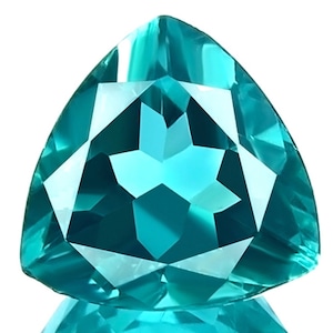 VVS-Vs 1.17ct Natural Unheated Best Blue Green PARAIBA Color APATITE Real Sparkling Gemstone