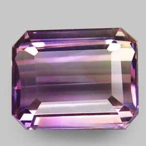 SI 7.03ct Espectacular Gema! Ametrino bicolor 100% natural sin calentar Bolivia AAA