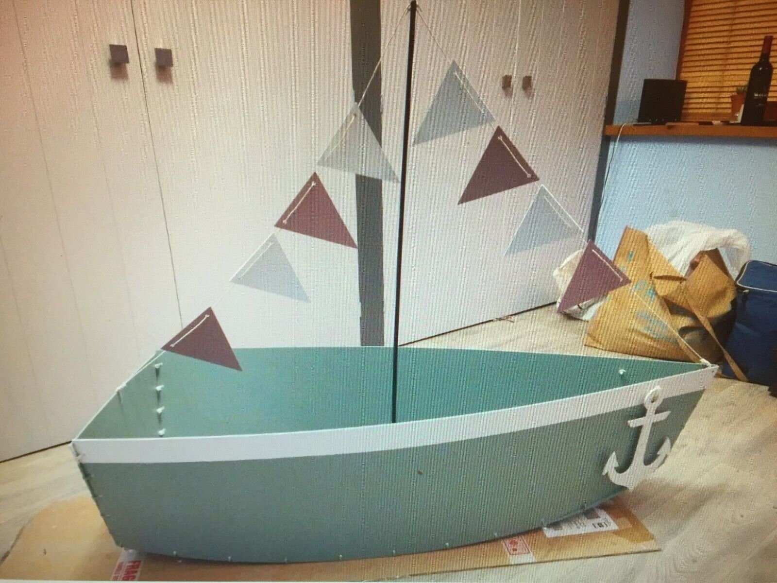 Garden Boat Planter Supplied Flat Packed so You Can Make It
