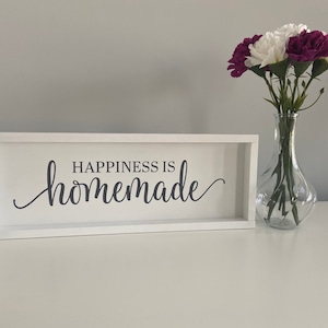 Happiness Is Homemade - Handmade Wooden Farmhouse Sign