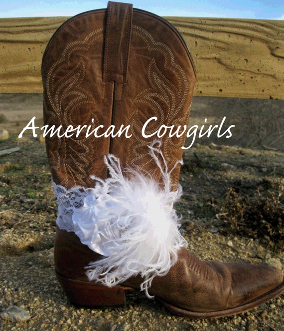 White Lace Cowgirl Boots Bracelet | Etsy