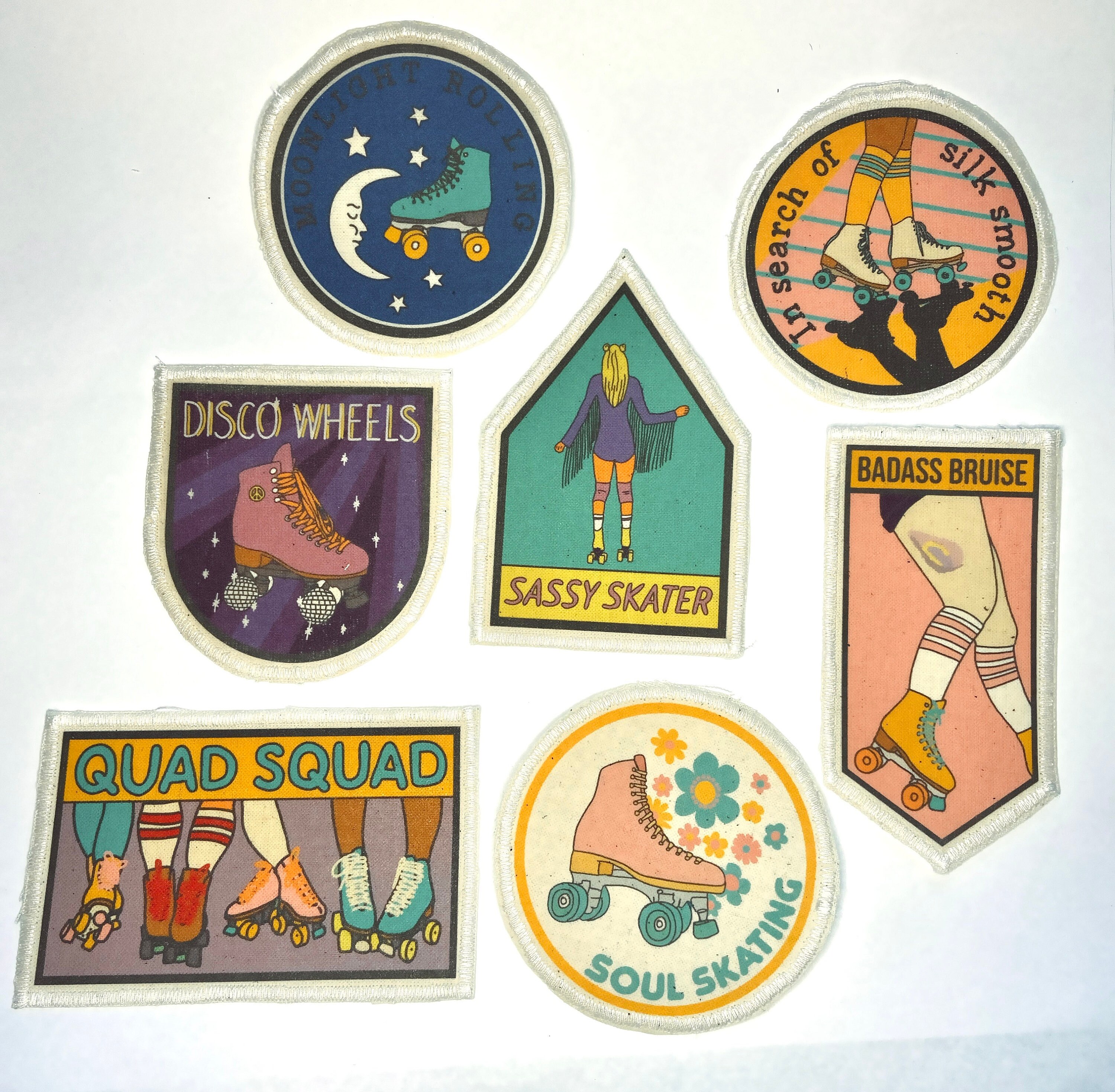 Roller Skating Patches Etsy