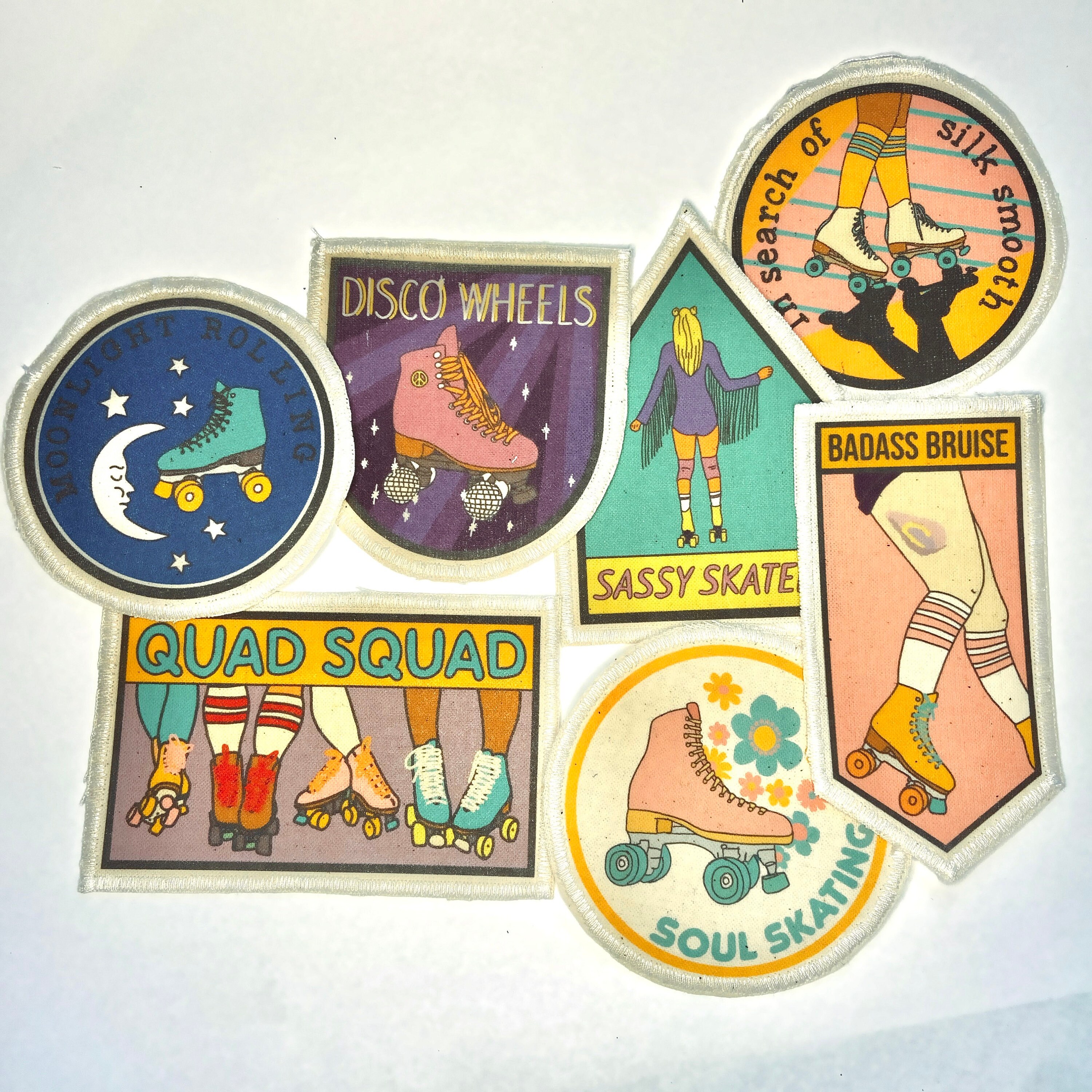Roller Skating Patches Etsy