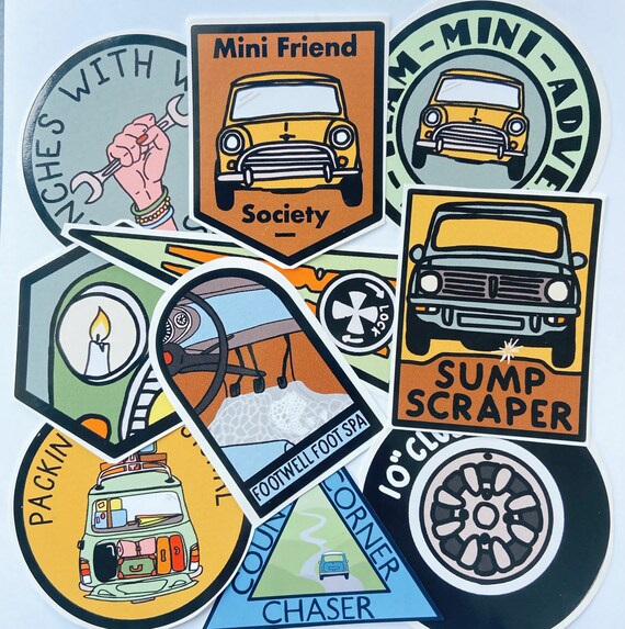 Classic mini stickers deals