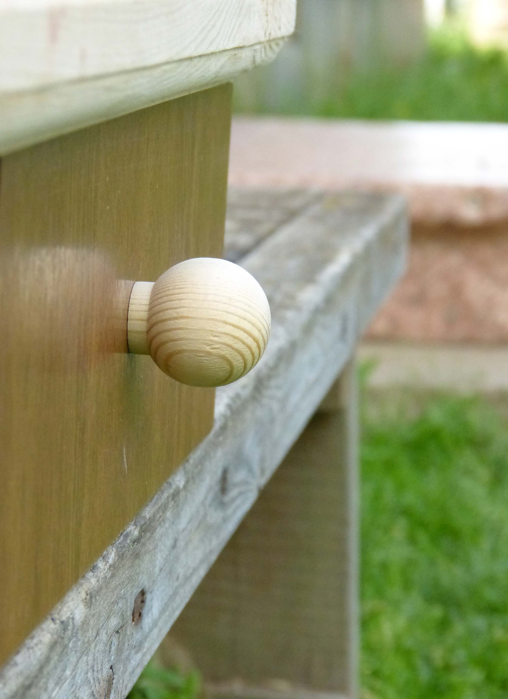 Set of 6 Solid Wood Ball Knobs 1.25 Unfinished Wood Etsy UK