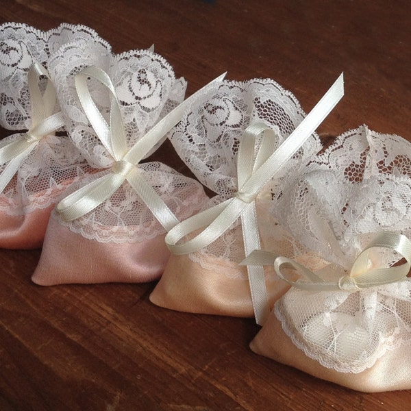 jordan almond favor bag, lace favor bag, italian wedding, favor pouch, party favor bags