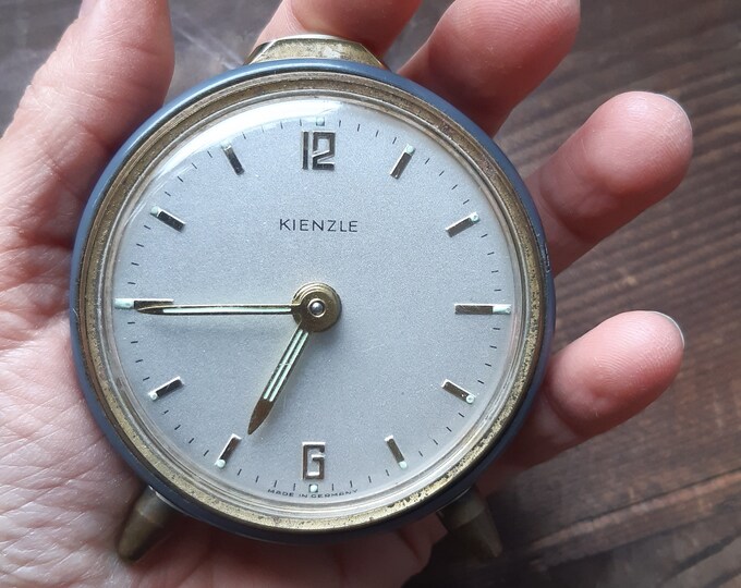 Kienzle Clock, Alarm Clock, Desk Clock, Old Clock, Kienzle Alarm Clock