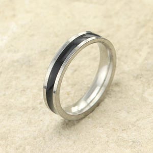 Black  ceramic rings, Ceramic Ring, ceramic wedding ring, ceramic stacking ring, ceramic band