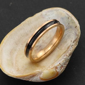 Black  ceramic rings, Ceramic Ring, ceramic wedding ring, ceramic stacking ring, ceramic band