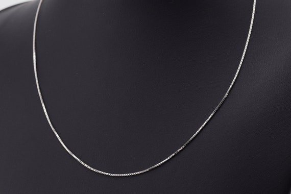 925 Sterling Silver Chain, Venetian Box Cut Chain, Pendant 925 Sterling Silver Chain, Venetian Box Cut Chain, Pendant