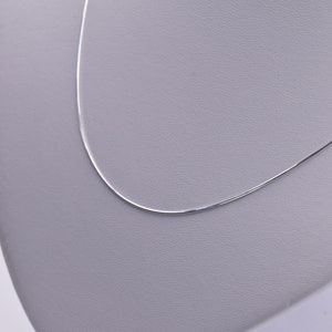 925 sterling silver chain, pendant chain, necklace chain, silver chain, simple chain, women chain, elegant chain. 0.7mm width chain