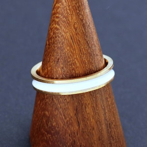 White  ceramic rings, Ceramic Ring, ceramic wedding ring, ceramic stacking ring, ceramic band