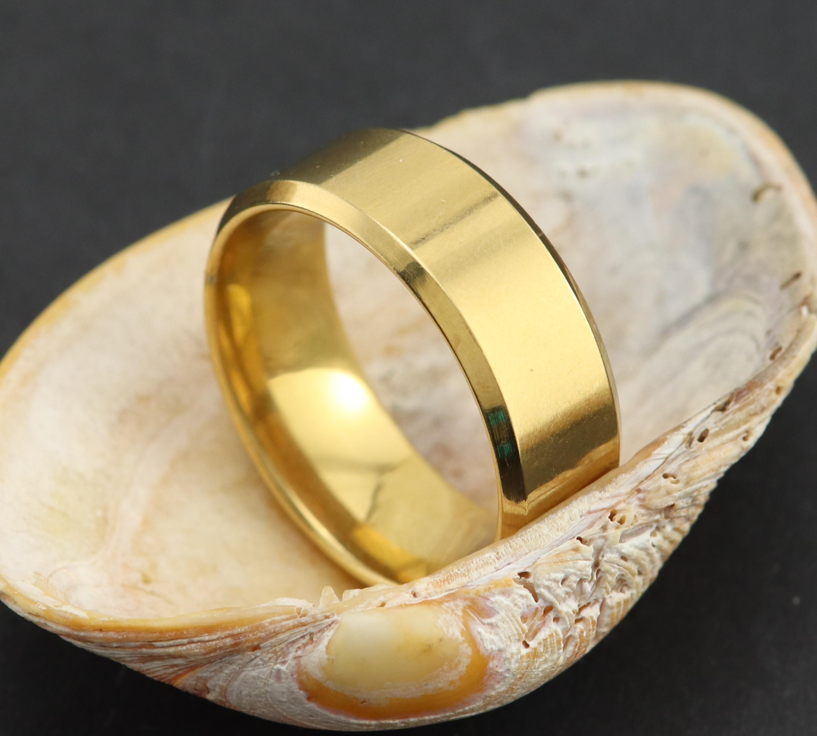 grosse bague plaqué or large anneau en relief original