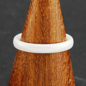 White ceramic rings, Ceramic Ring, ceramic wedding ring, ceramic stacking ring, ceramic band
