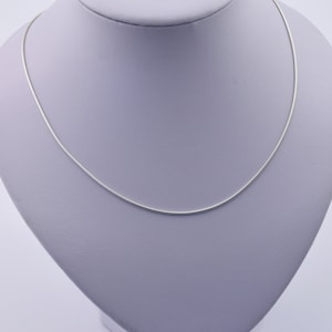 925 sterling silver chain, pendant chain, necklace chain, solid silver chain, simple chain, unisex chain, silver chain