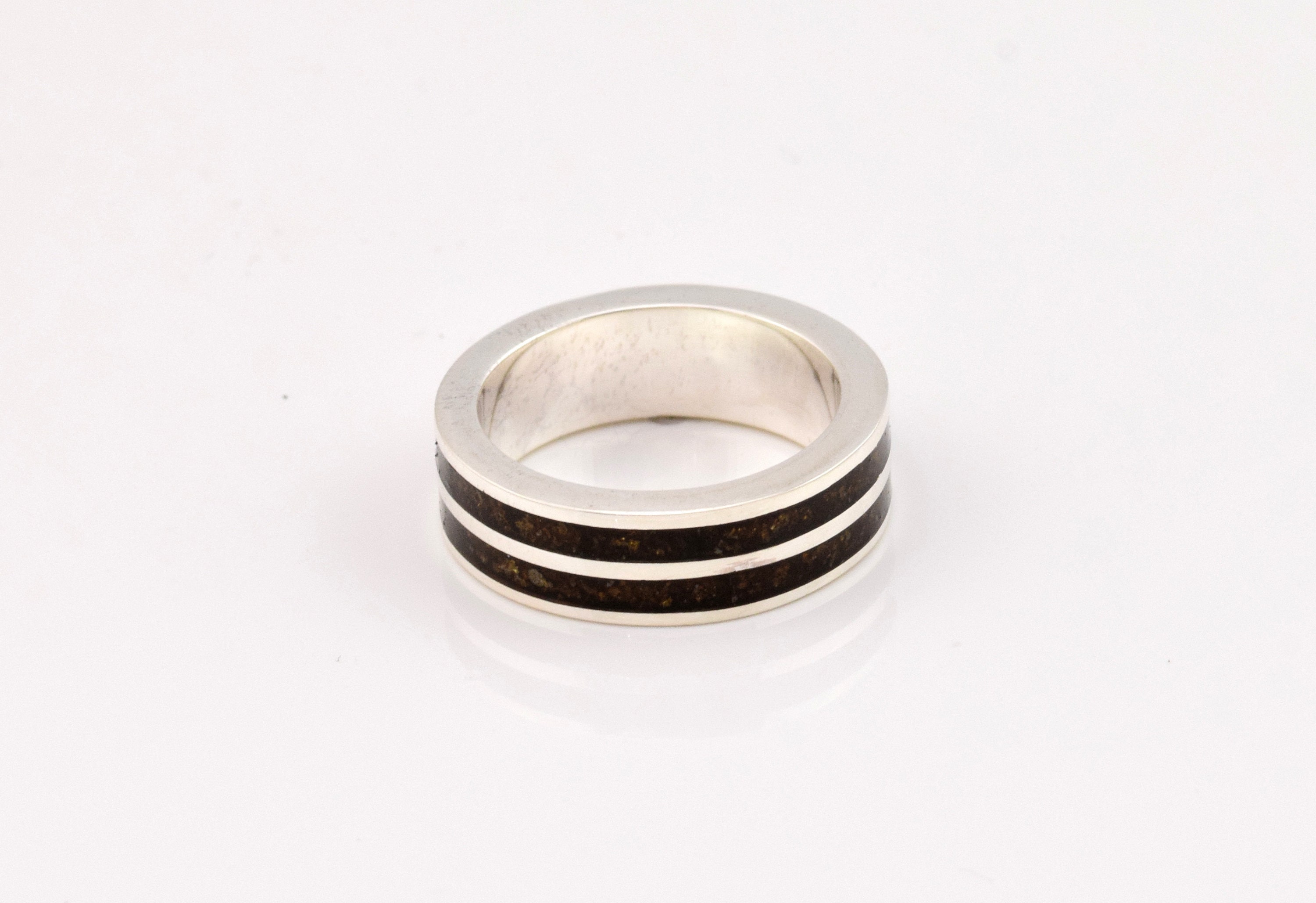 Anello ambra Sterling Anello d'argento Anello ambra