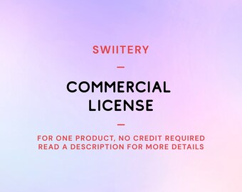 Commercial license valid for 1 product listing - No credit required - Up to 5000 sales