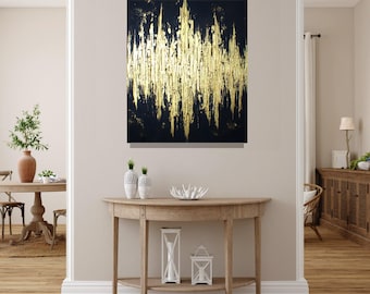 Schilderij "glow in the dark" moderne abstracte