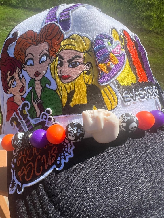 Hocus Pocus Inspired Trucker Hat Cap Sanderson Sisters Salem  display picture 1