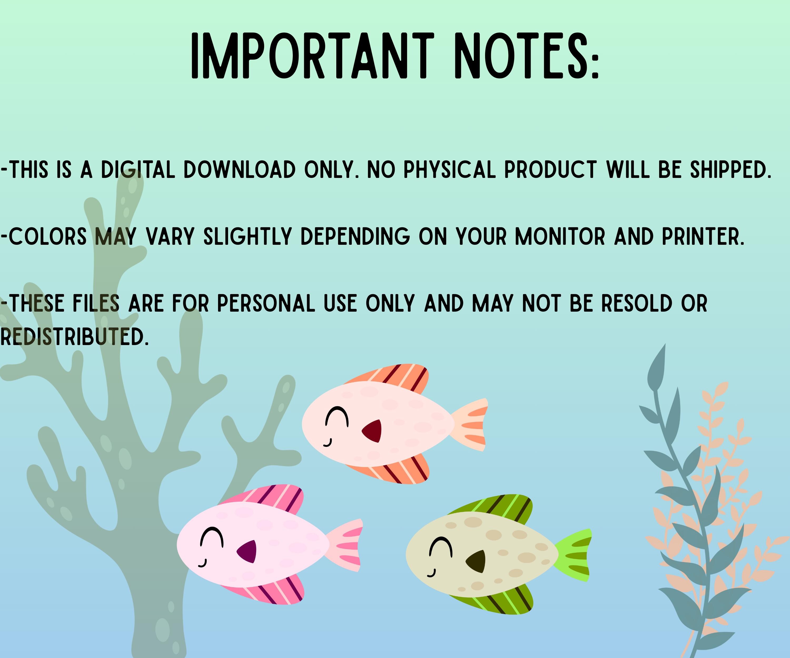Classroom Ocean Theme Printable Poster Set. - Etsy
