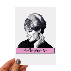 Greeting Card - Barbra Streisand