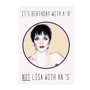 Tarjeta de cumpleaños - Liza Minnelli