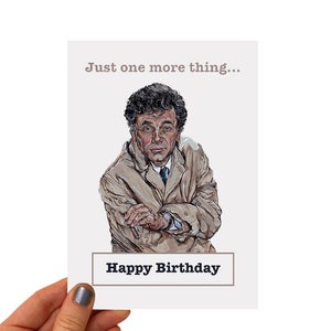 Carte d'anniversaire - Colombo
