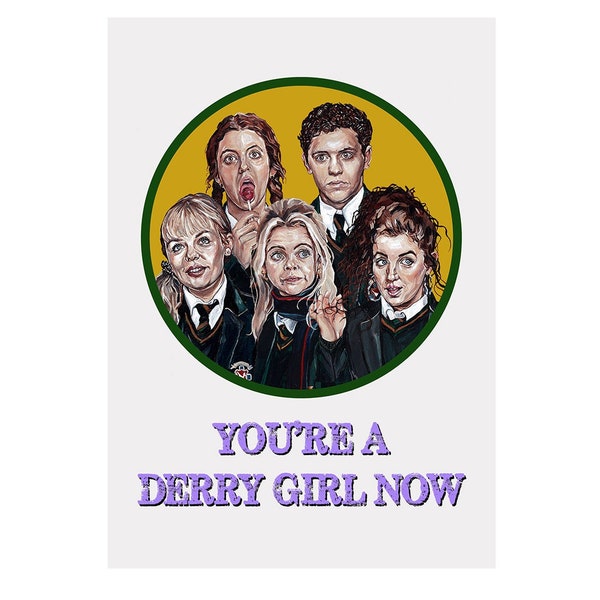 Greeting card - Derry Girls