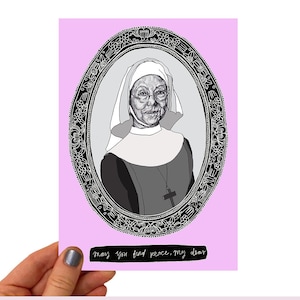Biglietto d'auguri - Chiama la sorella dell'ostetrica Julienne
