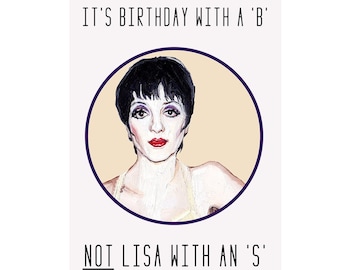 Birthday Card - Liza Minnelli