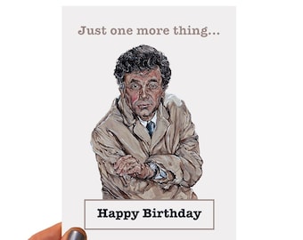 Birthday card - Columbo