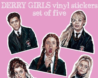Vinyl sticker set - Derry Girls