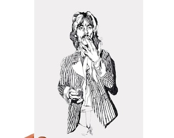 A5 Print - George Harrison