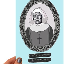 Greeting Card - Call the Midwife&#39;s Sister Monica Joan