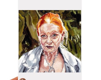 A5 print - Dame Vivenne Westwood
