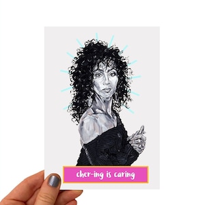 Greeting Card - Cher-ing is Caring