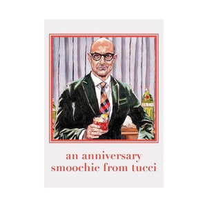 Tarjeta de aniversario - Stanley Tucci