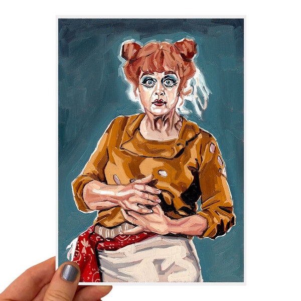 A5 print - Sweeney Todd's Mrs Lovett