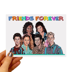 Wenskaart - Saved by the Bell Friends Forever