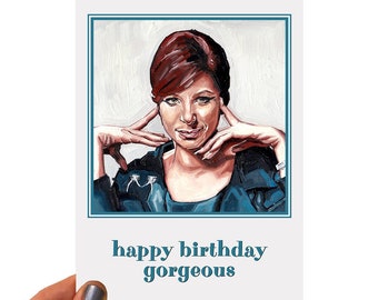 Birthday Card - Barbra Streisand II