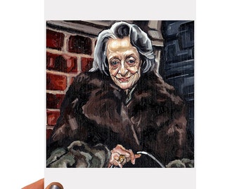 A5 Print - Dame Maggie Smith