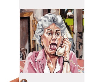 A5 Print - Dorothy Zbornak on the phone