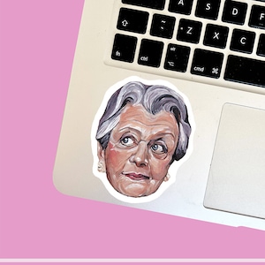 Vinyl Sticker - Angela Lansbury