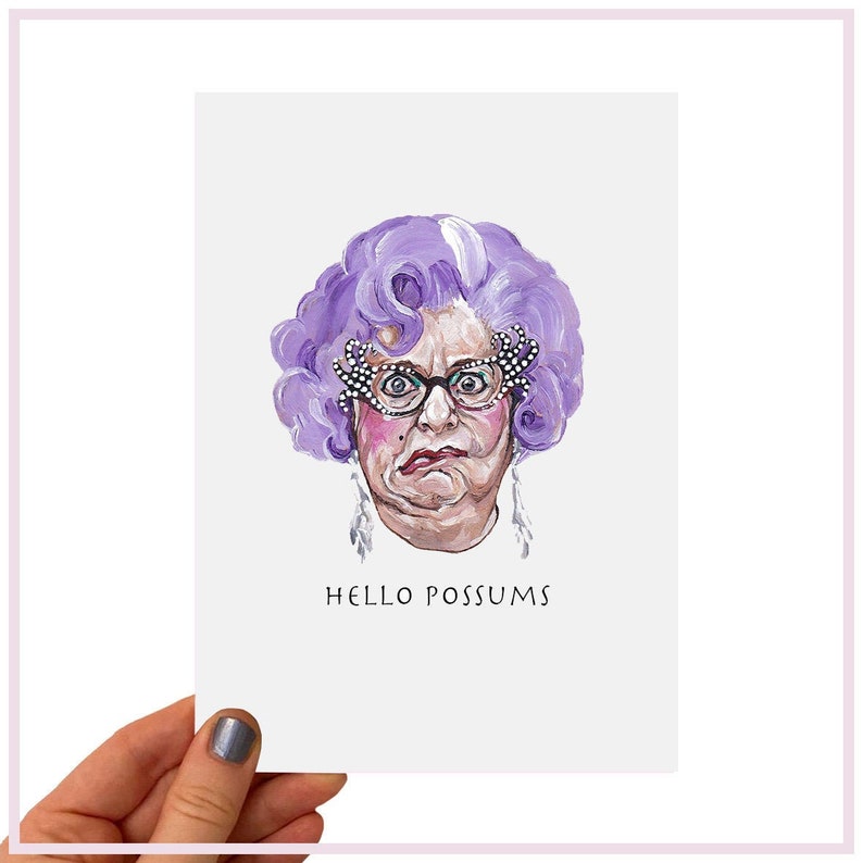 Greeting Card Dame Edna Everage image 1