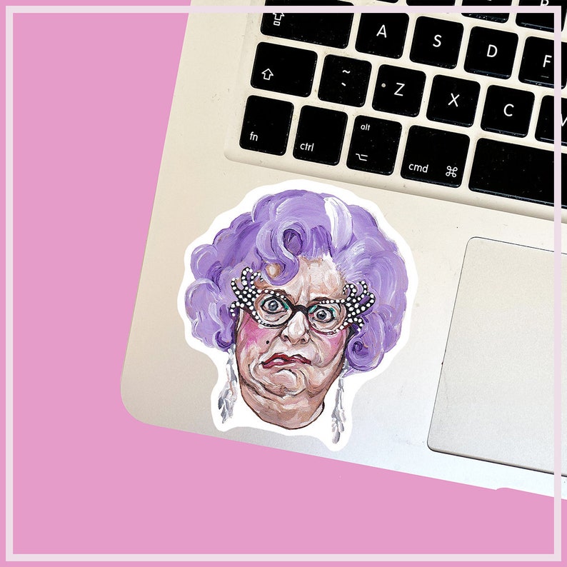 Vinyl Sticker Dame Edna Everage image 1