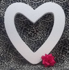 EPS Styrofoam OPEN HEART Size 16" or 18" x 2"